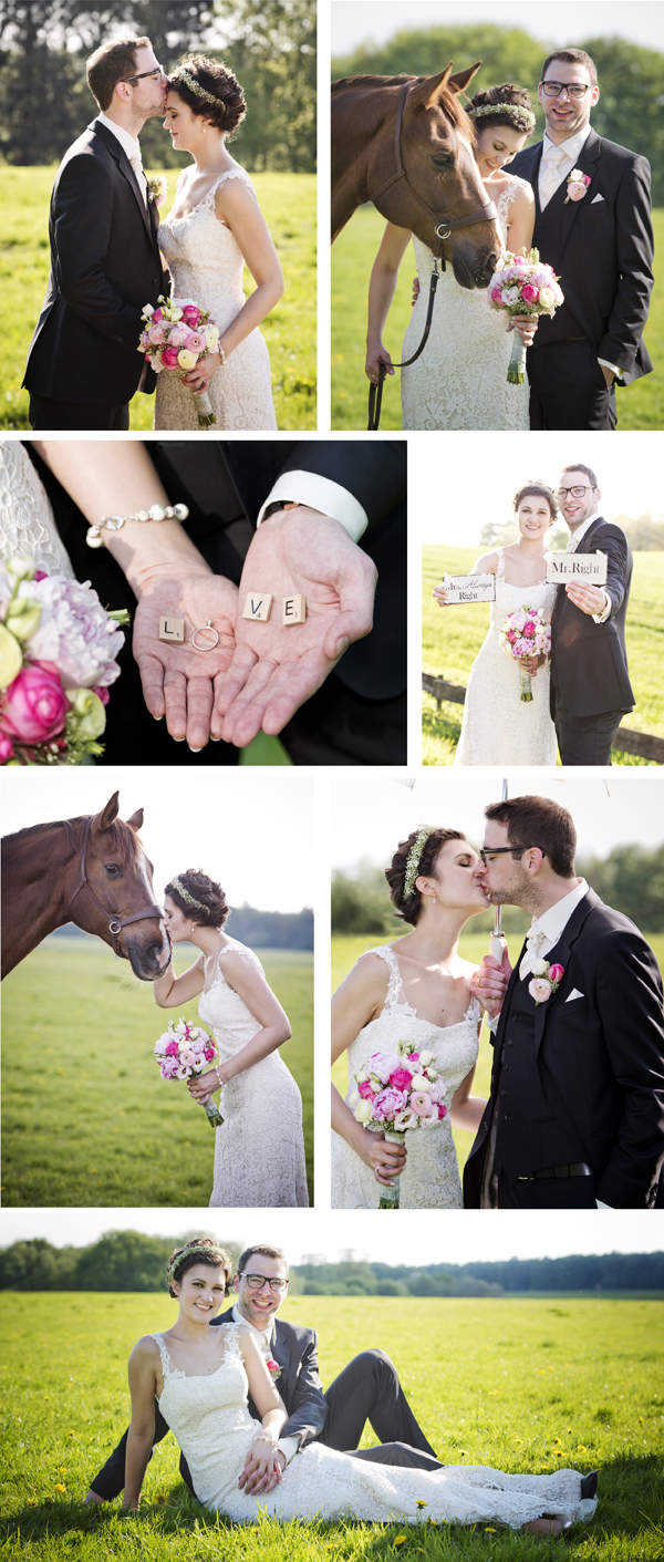 Hochzeit mit Pferd
