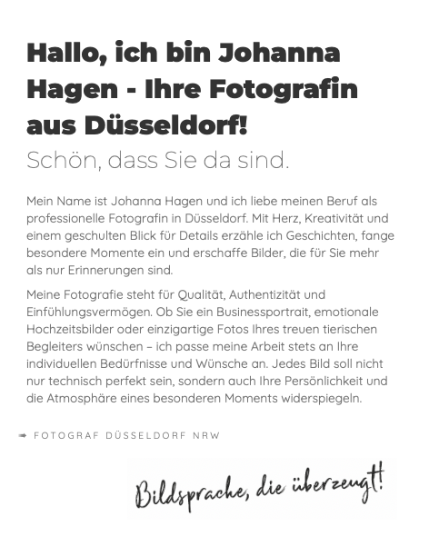 Webseite Tierfotografie